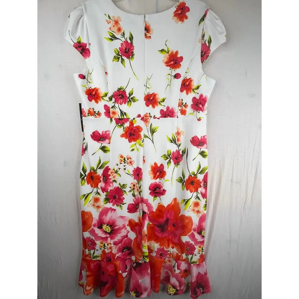 New York & Company floral crepe dress, size XXL NWT - Picture 9 of 13